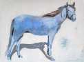 My-Blue-Horse-On-White-36x48