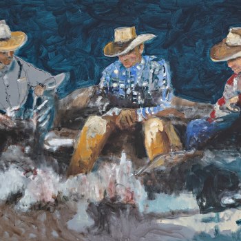 Campfire-On-Stratton-Bald-36x48