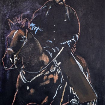 A-Horse-Is-A-mirror-Of-A-Cowboy-40x30